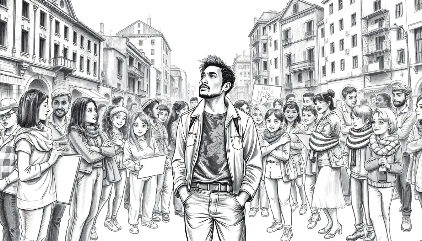 Échos de l'Humanité : Un Voyage Poétique 3 Illustration de Renaissances Éphémères