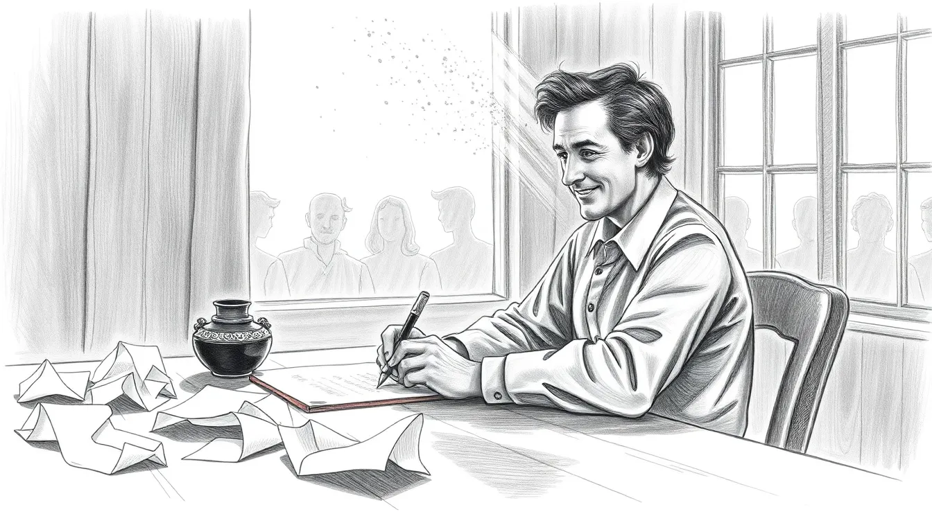 Échos de l'Humanité : Un Voyage Poétique 8 L'illustration inspirante d'Un Nouveau Destin