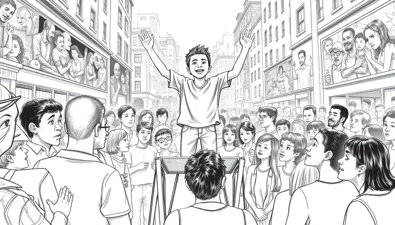 Échos de l'Humanité : Un Voyage Poétique 9 Illustration d'une fresque vivante