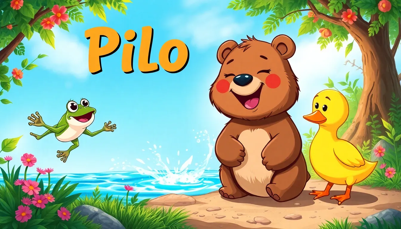 L'Ourson et le Ruisseau 6 Illustration de L'Esprit de l'Amitié