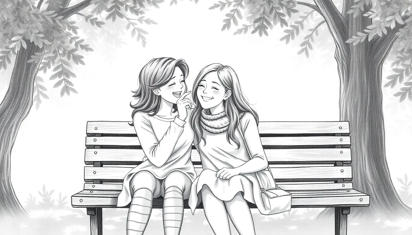 L'Amour Fraternel : Une Poésie de Vie et de Souvenirs 2 Illustration de La Lumière de l'Amitié