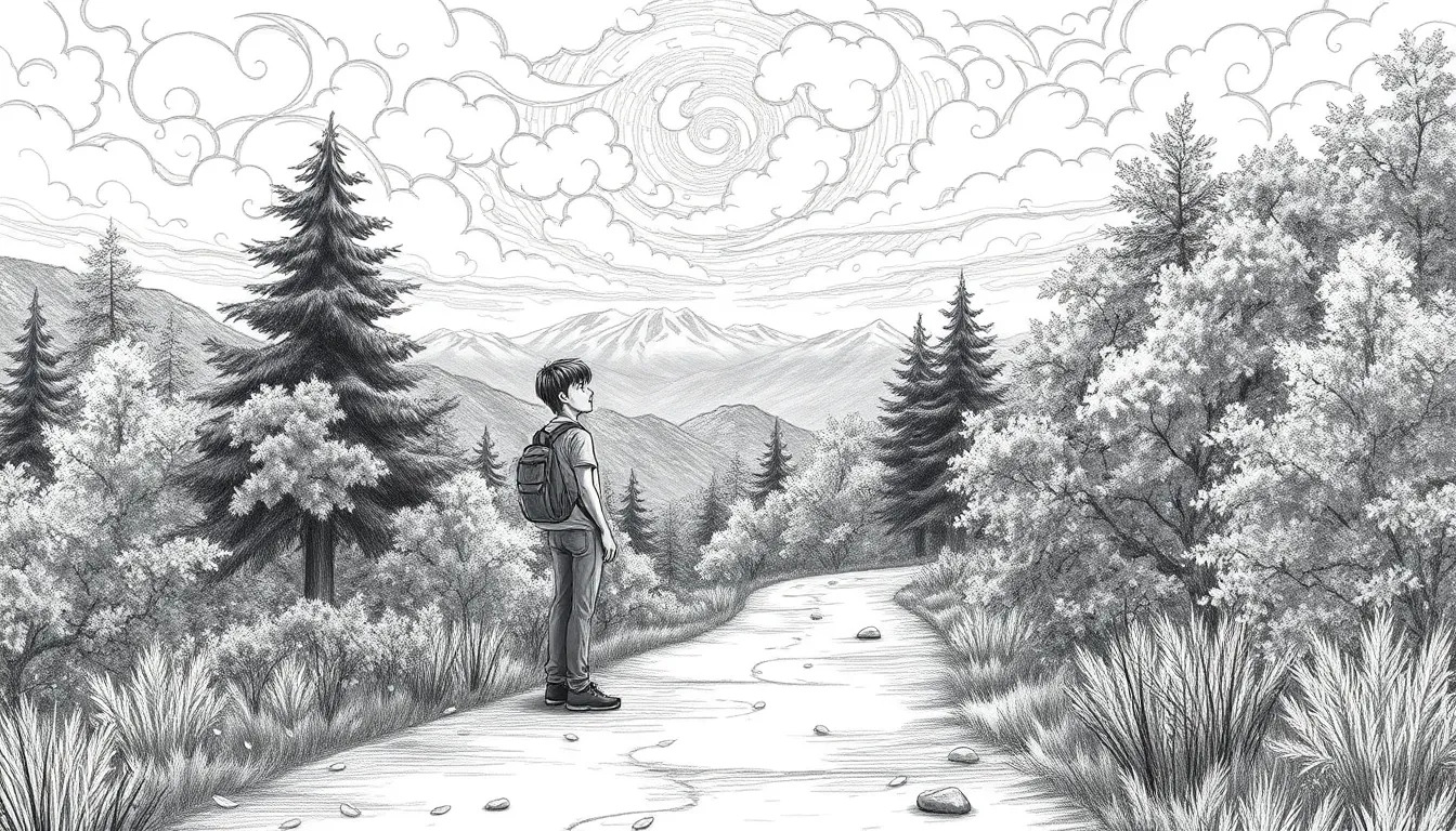 Voyage Intérieur : L'Appel du Vent et des Horizons Lointains 8 Illustration de L'Essence du Voyage