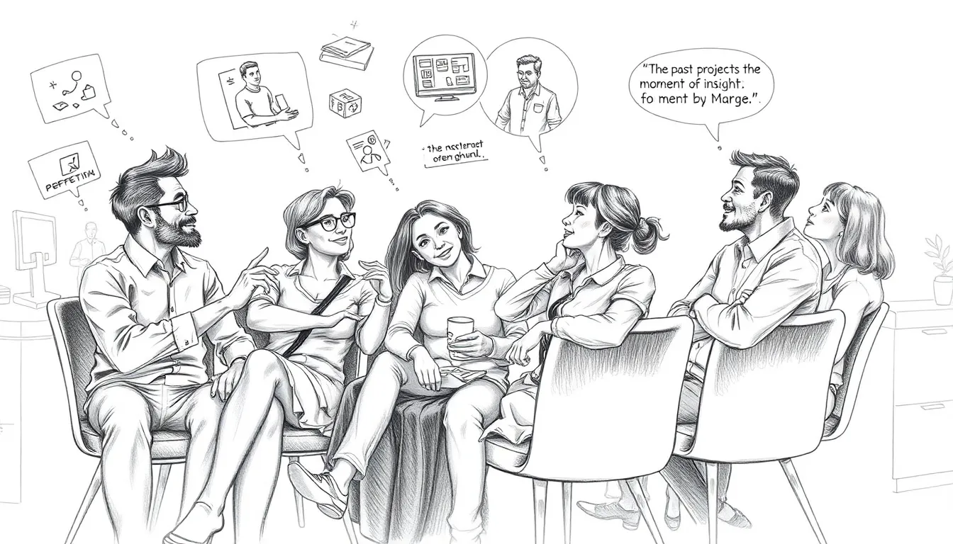 Célébration d'Amitié : Un Hommage à Marc 2 Illustration des Échos des Projets