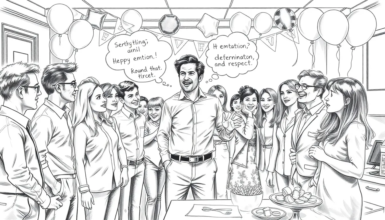 Célébration d'Amitié : Un Hommage à Marc 6 Illustration de Les Valeurs qui Rassemblent