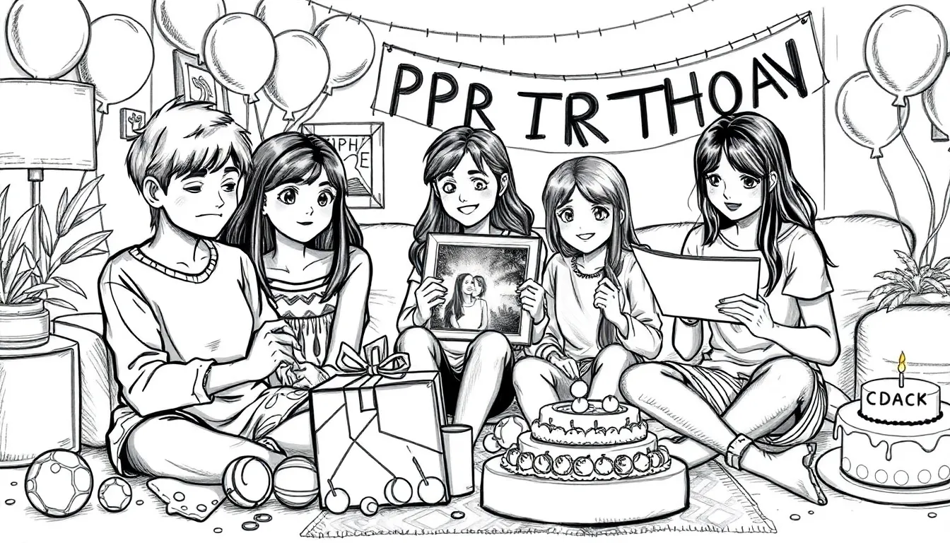 Célébration de l'Amitié : Hommage à un Anniversaire 1 Illustration de L'Aube d'un Nouveau Chapitre