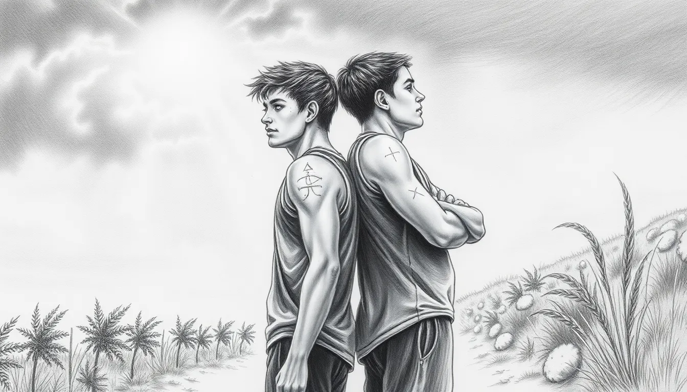 Frères de Cœur : Une Ode aux Souvenirs Éternels 6 Illustration de Cicatrices et Renaissances