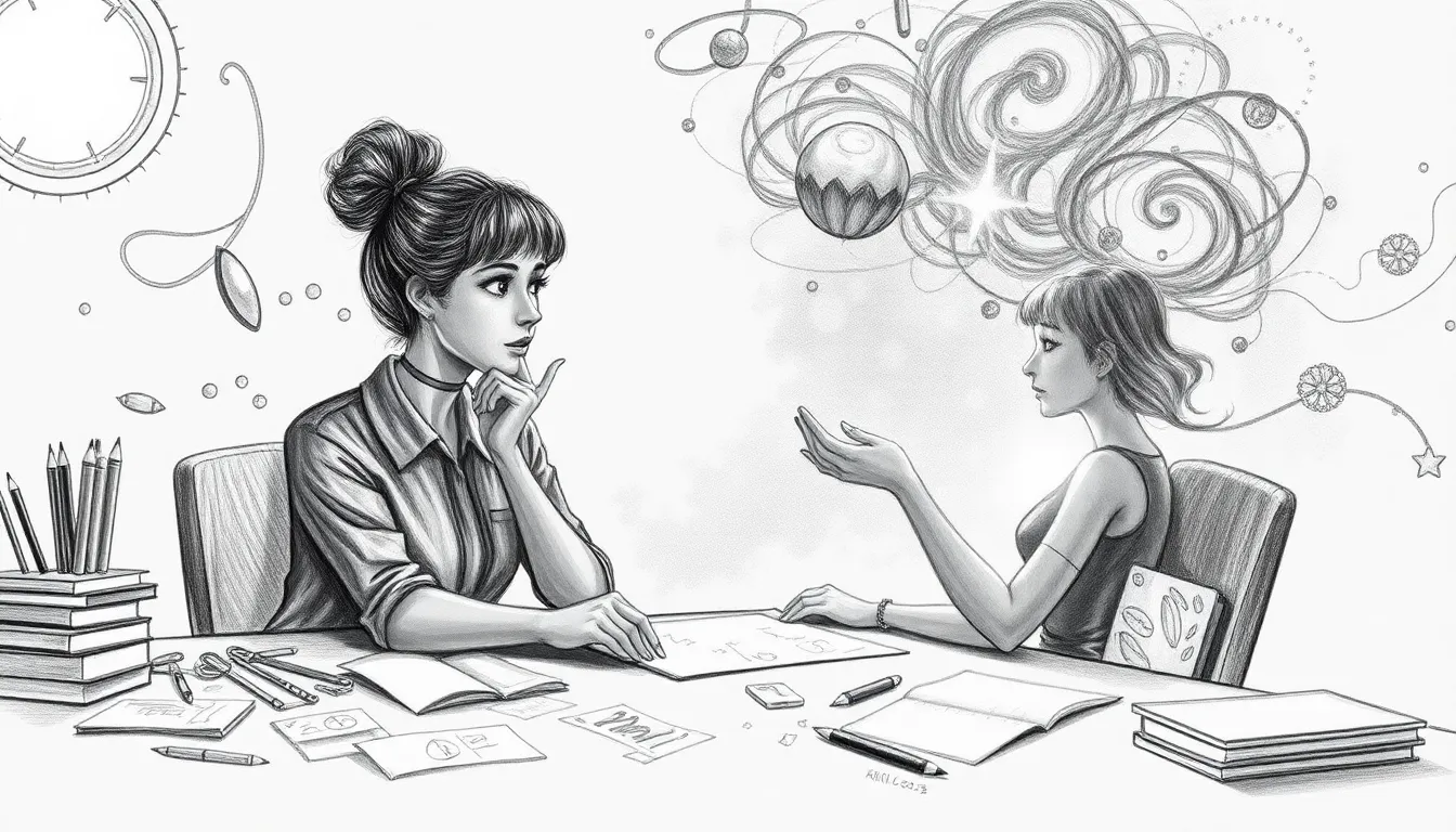 Éveil et Algorithmes : Une Odyssée de l'IA et de l'Art 3 Illustration de Le Ballet des Idées