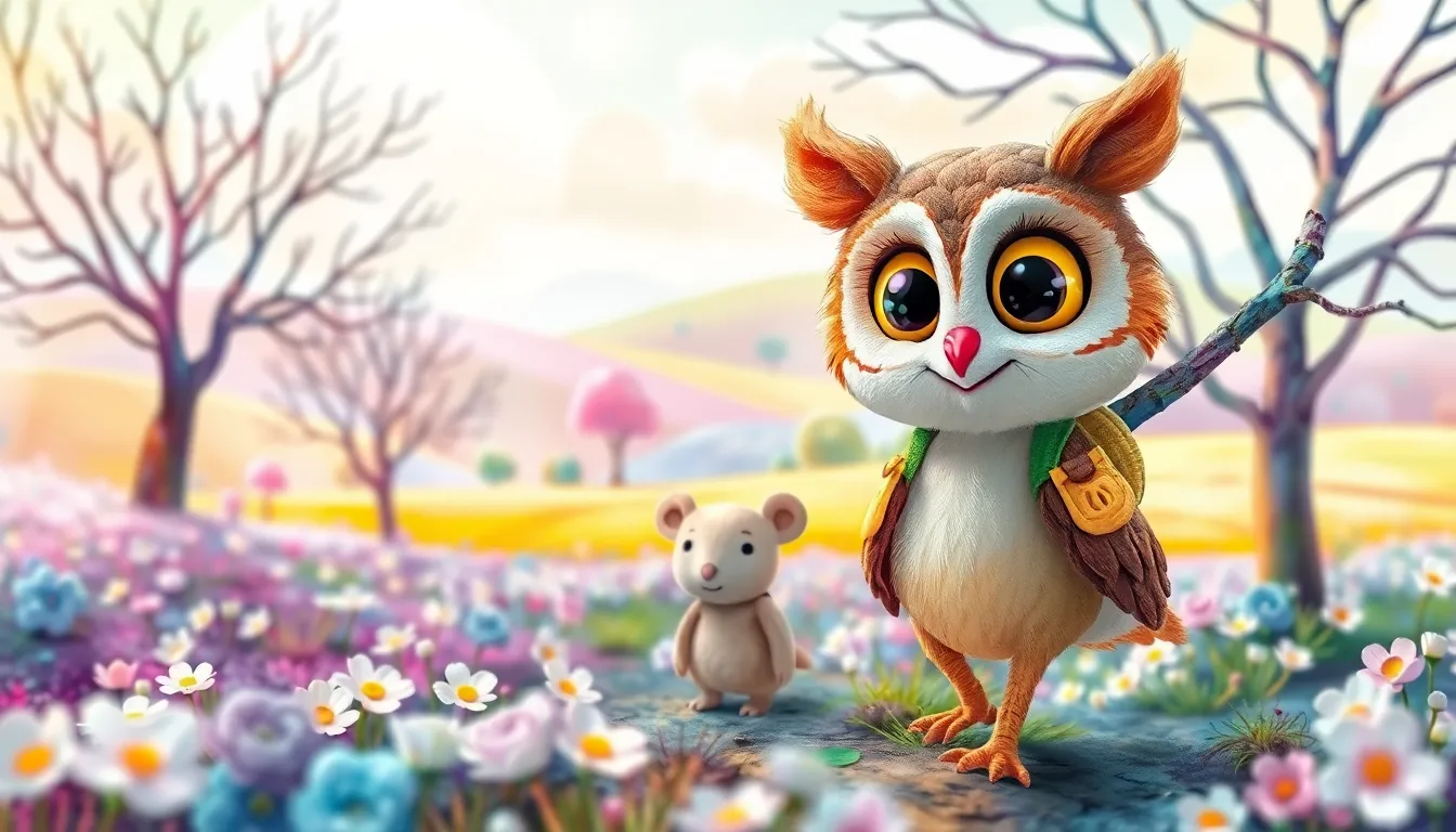 Les Rêves de Mimi la Petite Souris 4 Illustration de La Quête des Couleurs