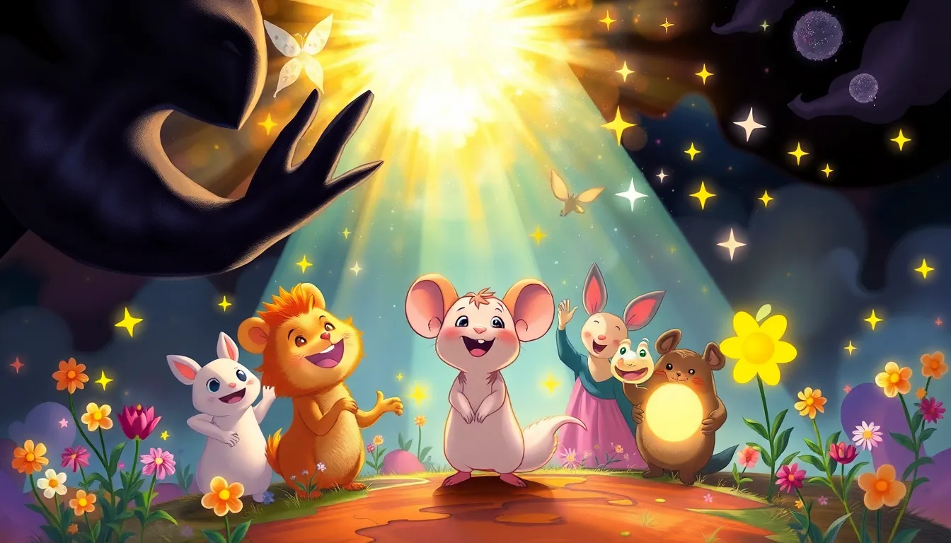 Les Rêves de Mimi la Petite Souris 8 Illustration de La Victoire de l'Amitié