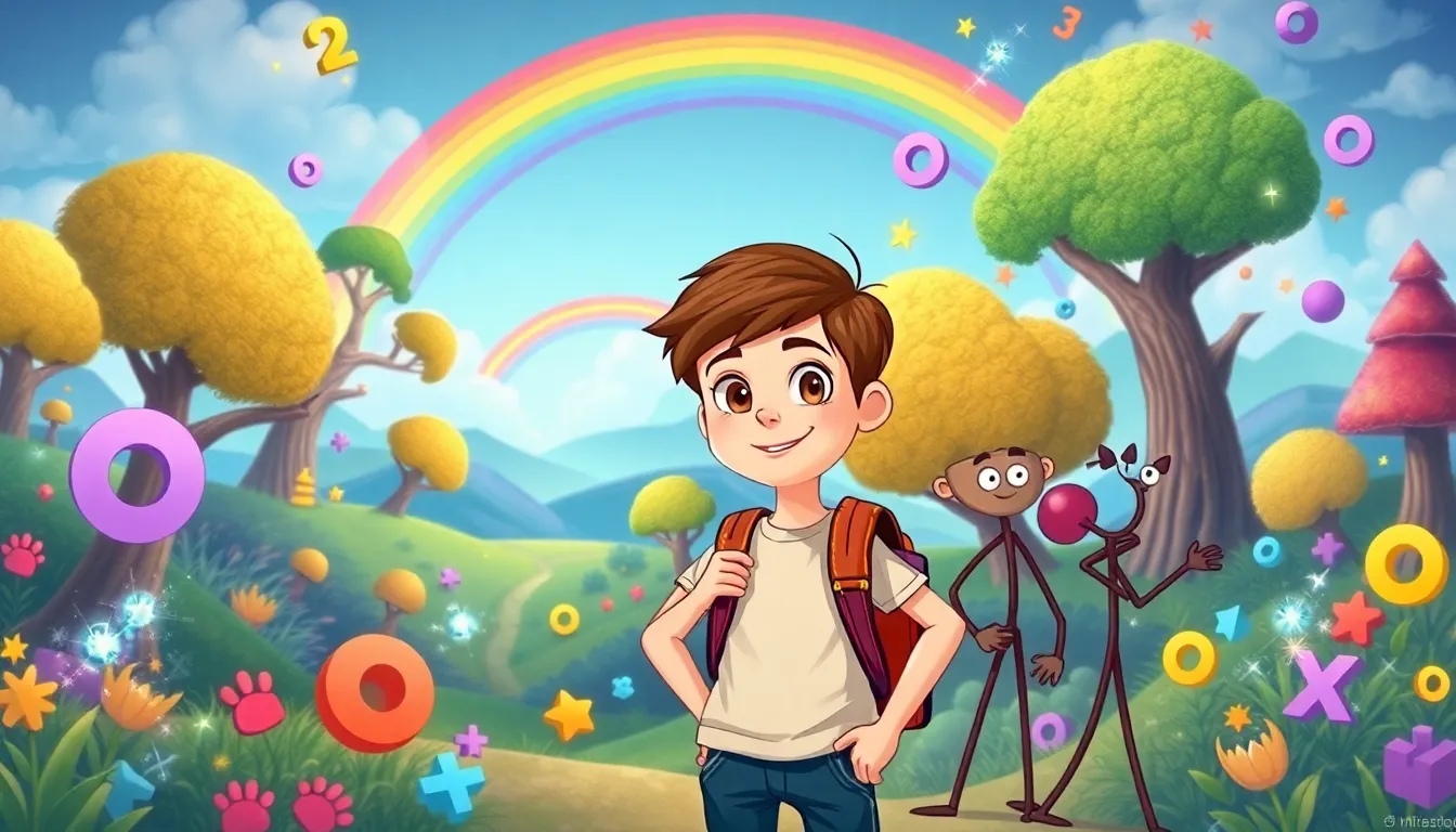 Mathieu et le Mystère des Chiffres 3 Illustration de La Quête des Équations Perdues