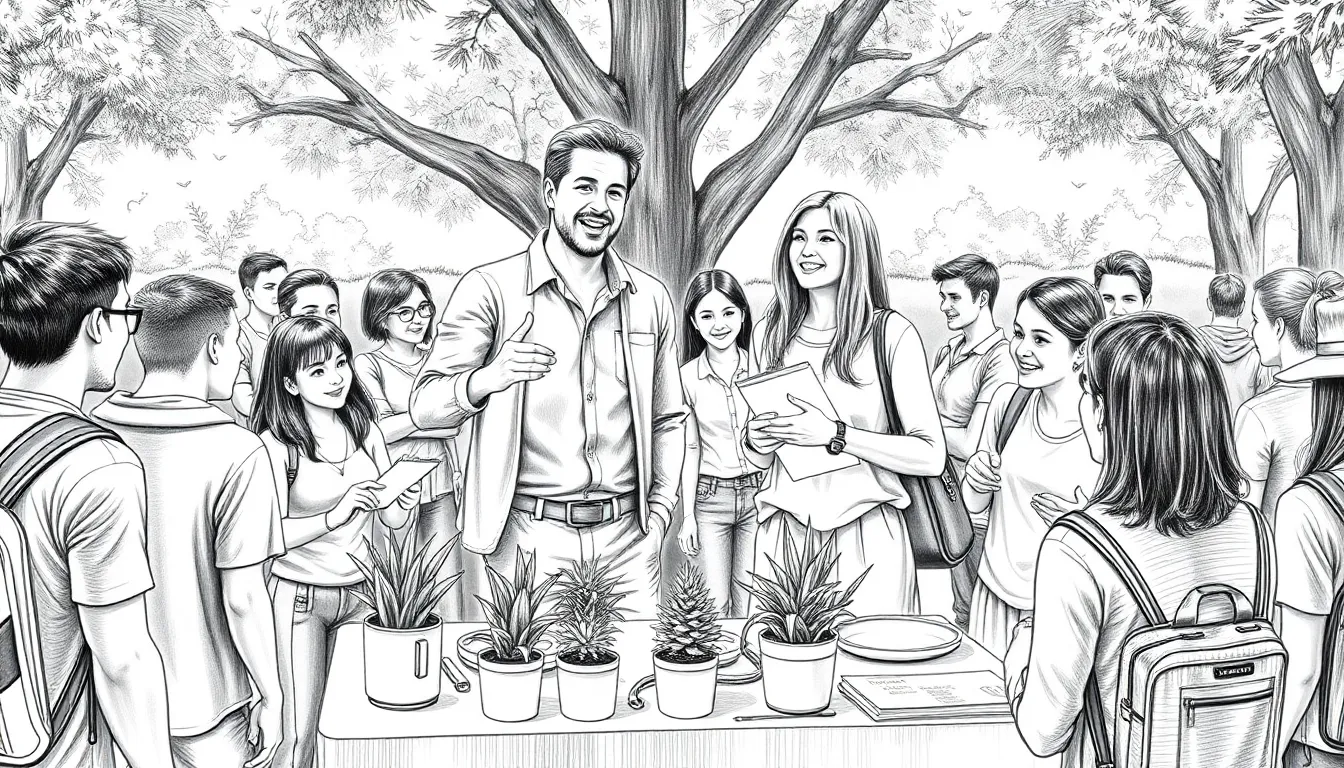 Préserver la Terre : L'Éveil des Architectes de Demain 3 Illustration de L'Appel de la Nature