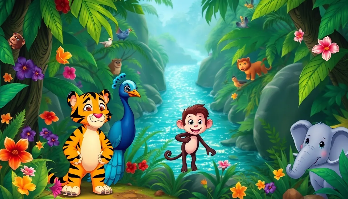 Tito le Tigre et la Jungle Joyeuse 5 Illustration de Des Enjeux à Surmonter