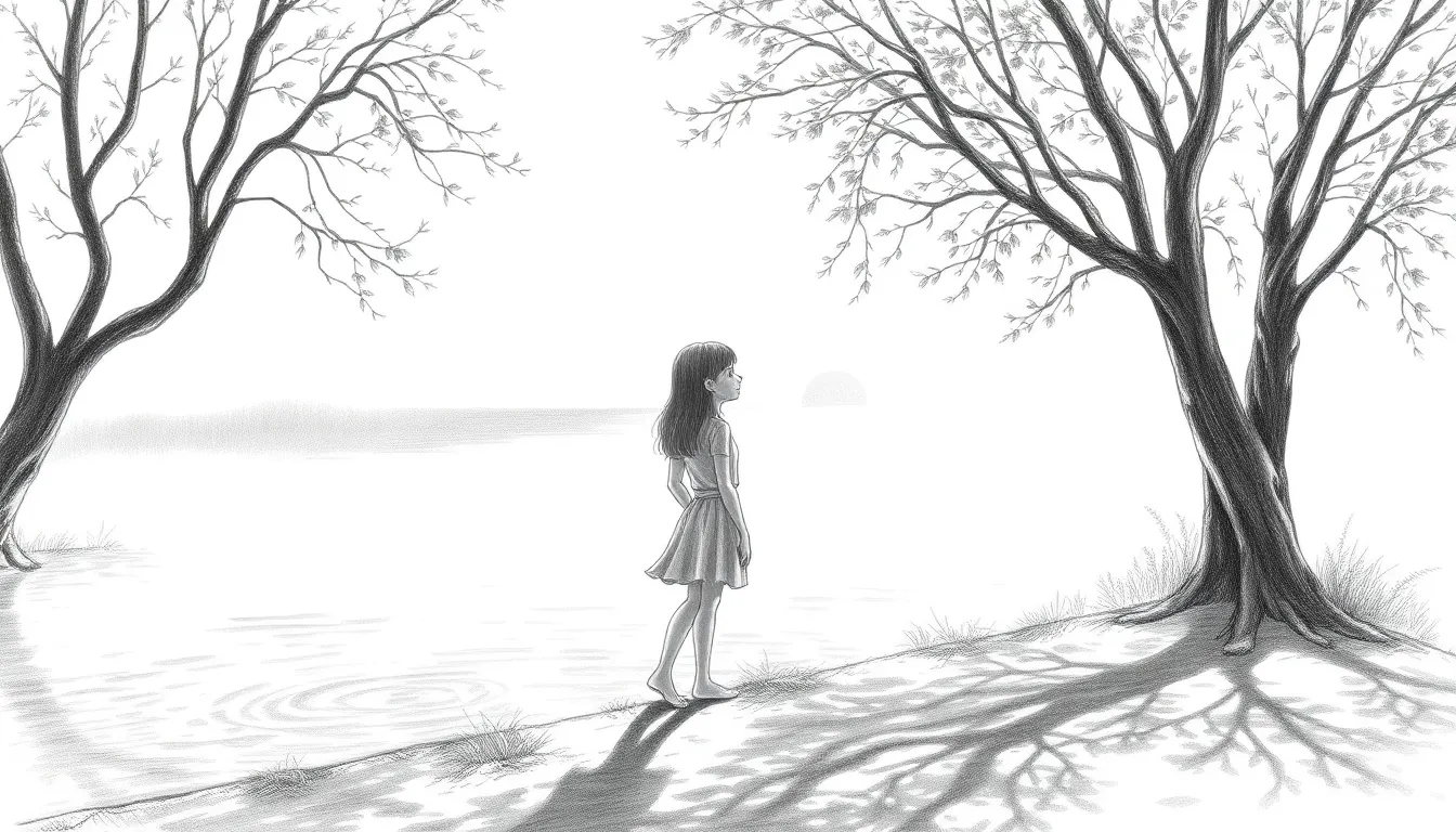 L'Harmonie Éternelle de la Nature 3 Illustration de Rencontres au Fil de l'Eau