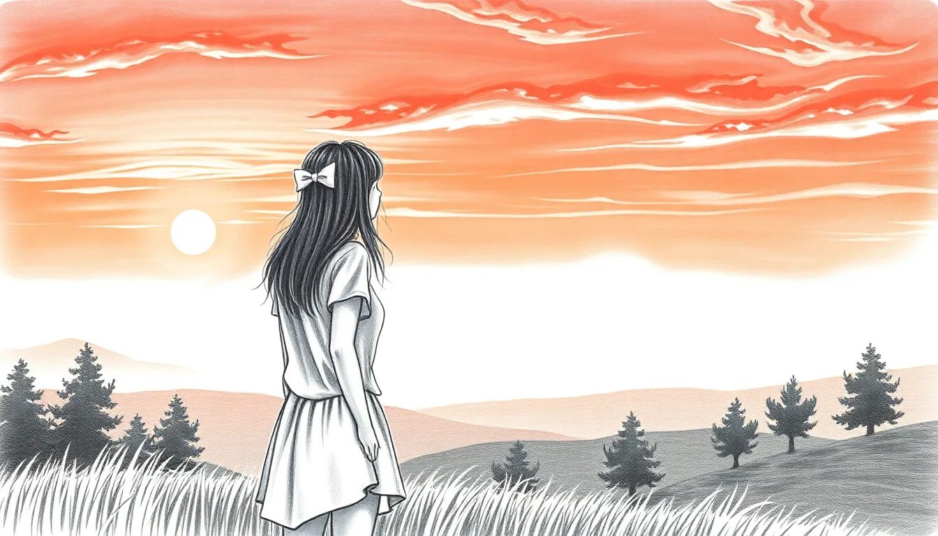 L'Harmonie Éternelle de la Nature 5 Illustration du Crépuscule d'Or