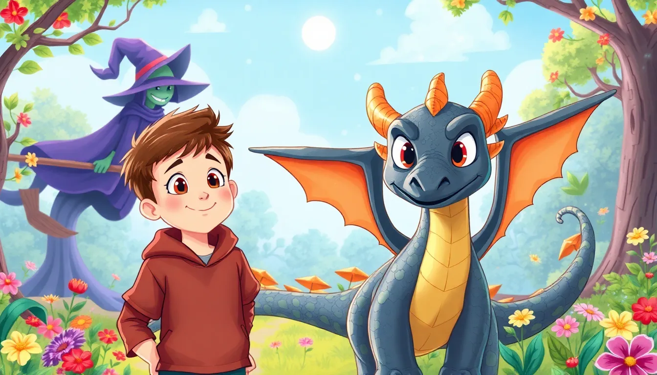 Les Secrets de Lucas et le Dragon Amical 7 Illustration de Un Danger Imminent