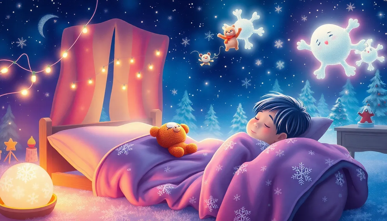 La Nuit des Rêves de Noël 3 Illustration d'Un Voyage Magique