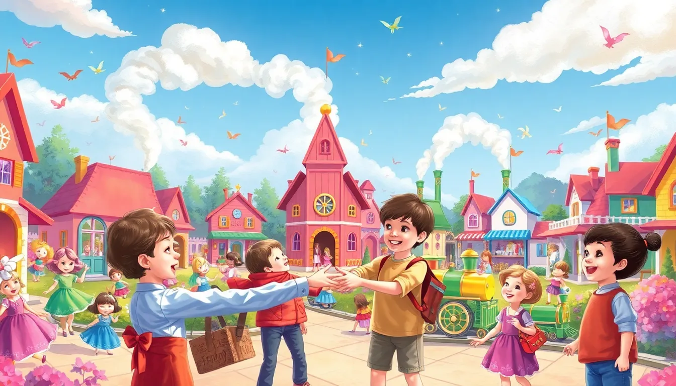 La Nuit des Rêves de Noël 6 Illustration du Village des Jouets