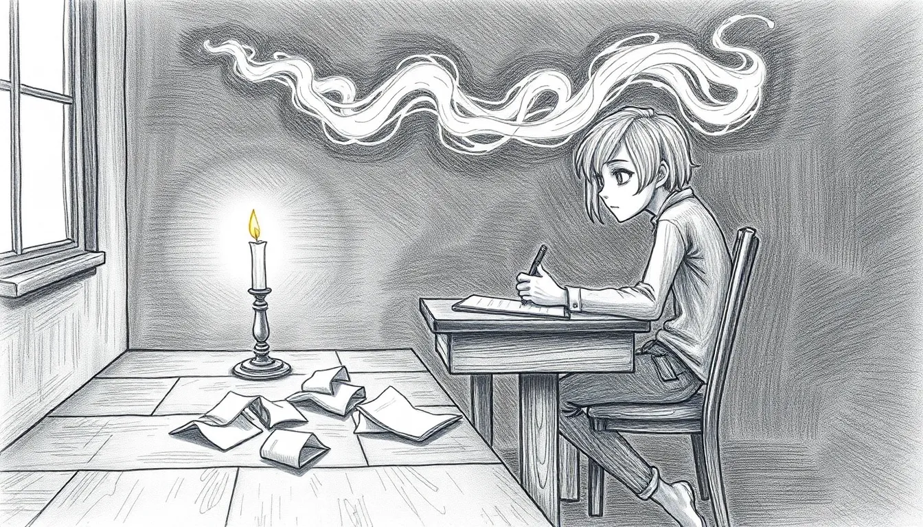 Au Cœur de la Poésie Étoilée 5 Illustration de L'Écho des Émotions