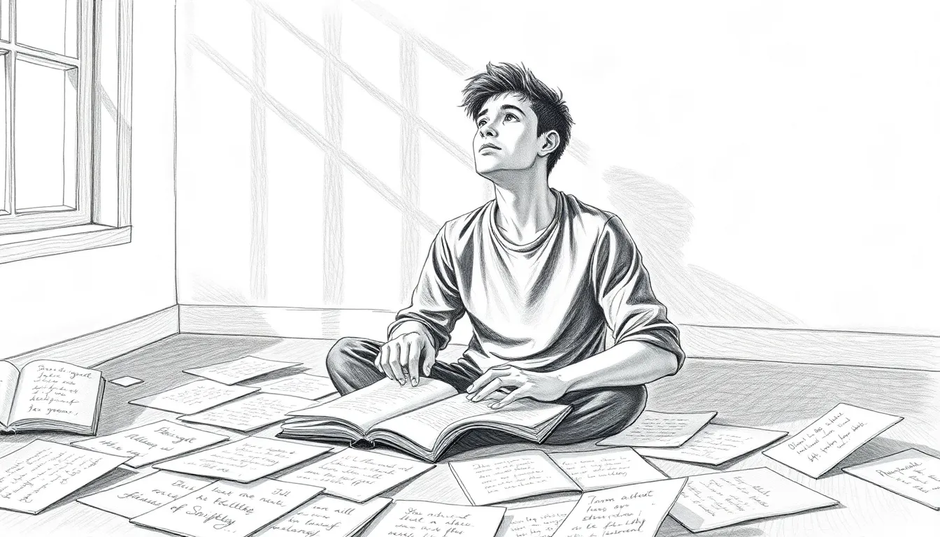 Au Cœur de la Poésie Étoilée 7 Illustration de La Beauté des Mots