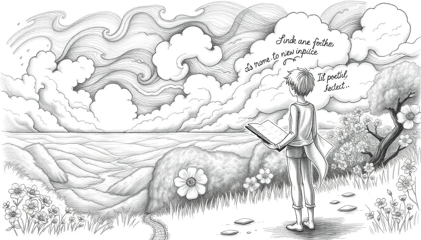 Au Cœur de la Poésie Étoilée 10 Illustration de À la Lumière d'un Nouvel Avenir