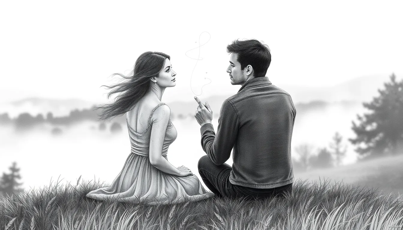 Les Échos de l'Amour : Une Histoire d'Émotions Profondes 4 Illustration de Le Fil du Destin