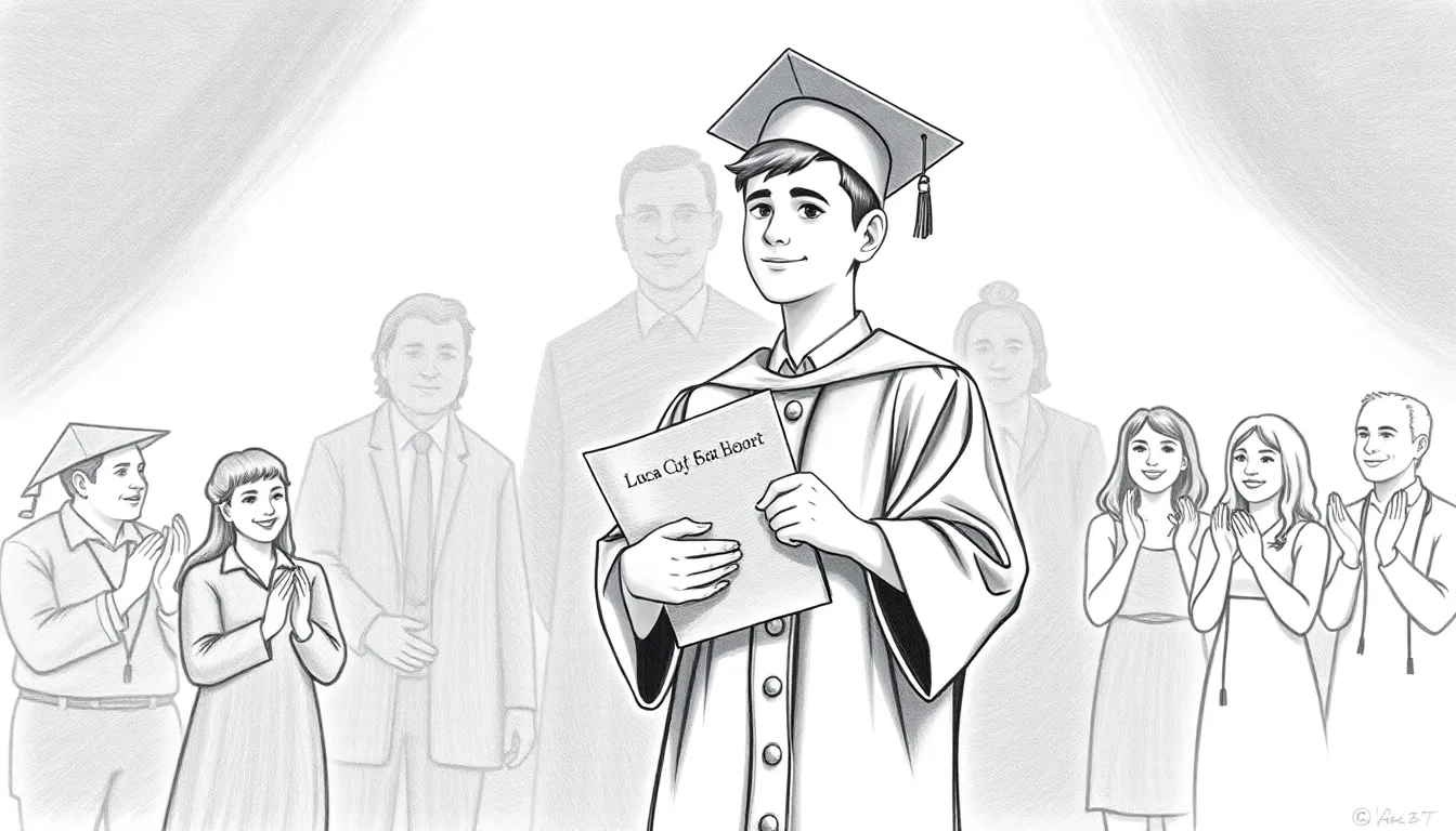 Voyage vers l'Infini : Suivez Lucas au Cœur de Sa Réussite 5 Illustration de l'Écho de Résilience