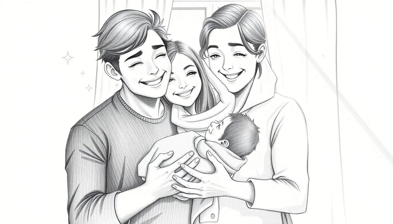 La Lumière d'un Baptême Éblouissant 1 Illustration de la Naissance d'un Joyau