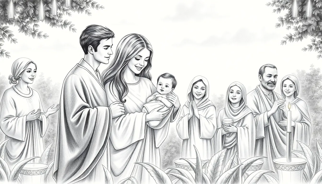 La Lumière d'un Baptême Éblouissant 2 Illustration de Le Rite Sacré