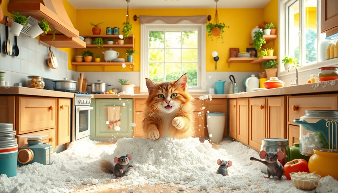 Les Bêtises de Max le Chat 2 Illustration du Grand Festin de la Cuisine