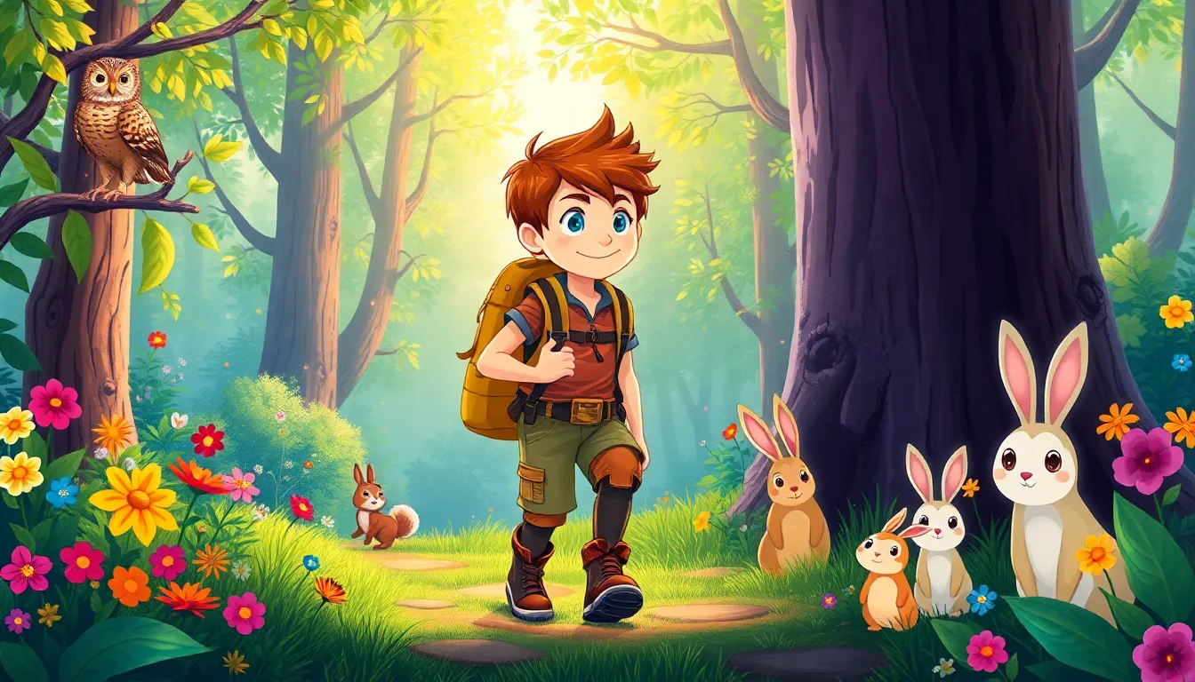 Léo et le Mystère de la Forêt Sombre 8 Illustration de La Quête de la Créature Magique