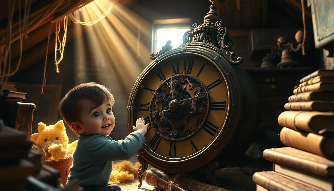 Max et le Voyage dans le Temps 1 Illustration du Mystère de l'Horloge