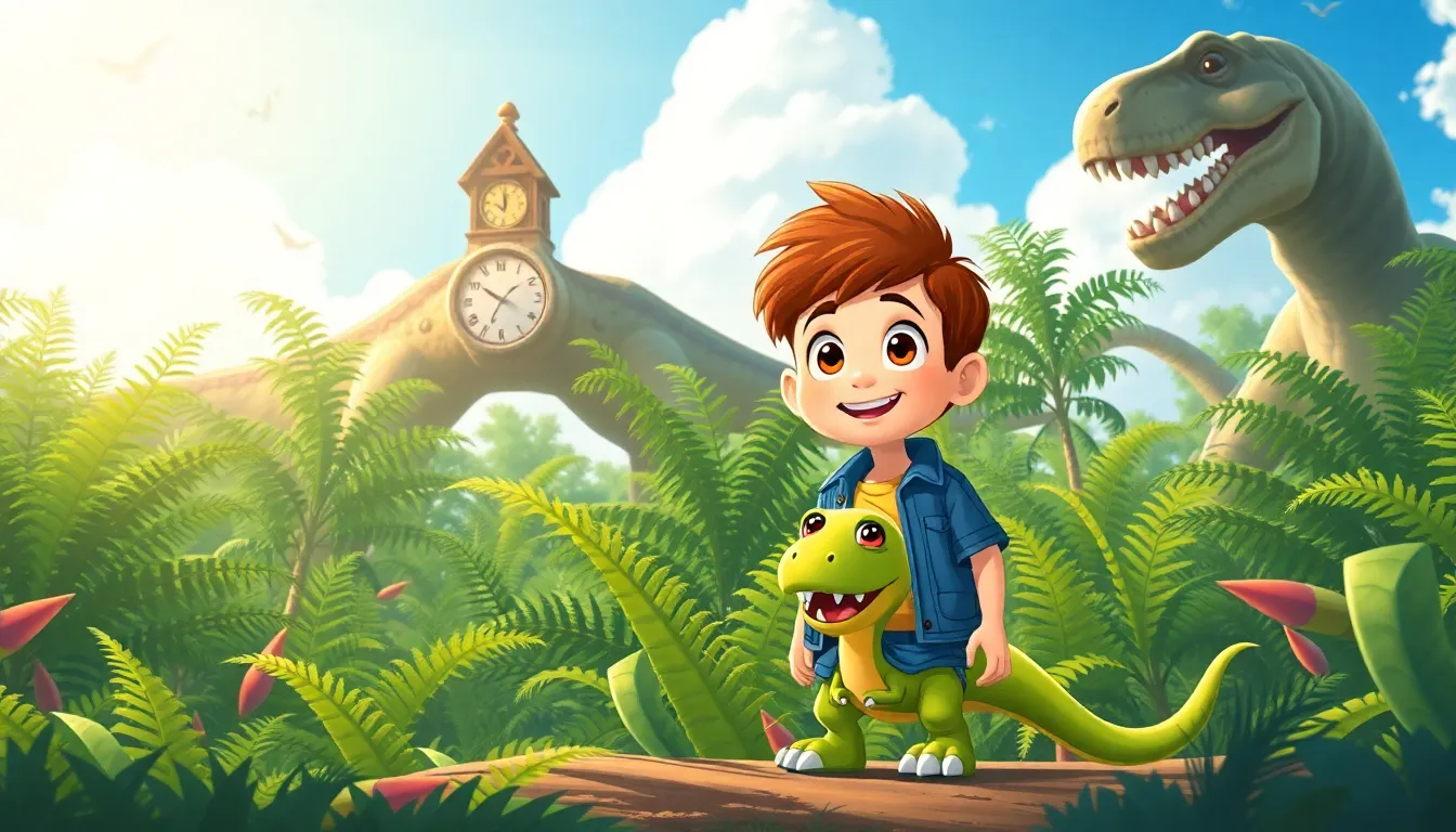 Max et le Voyage dans le Temps 2 Illustration de Le Premier Voyage