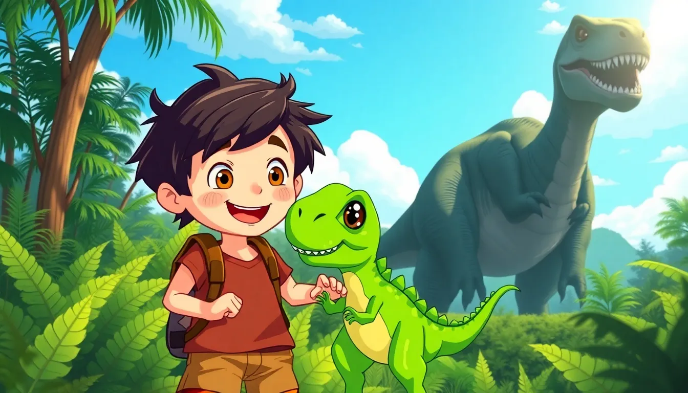 Max et le Voyage dans le Temps 3 Illustration de Un Amis Étrange