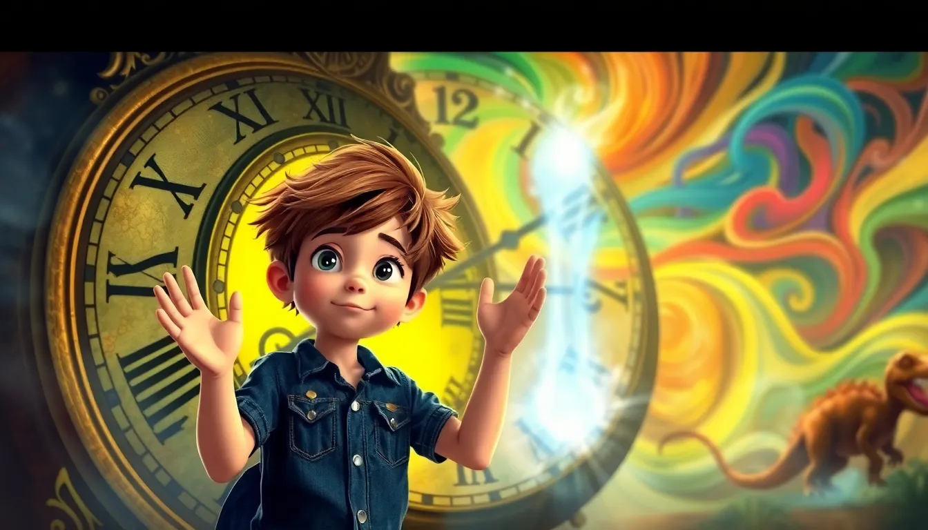 Max et le Voyage dans le Temps 4 Illustration de La Course Contre-la-Montre