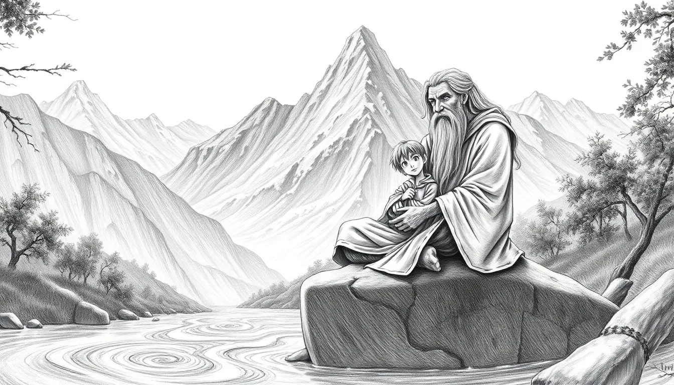 Les Merveilles de la Nature : Une Épopée Poétique 2 Illustration de Les Montagnes Parleuses