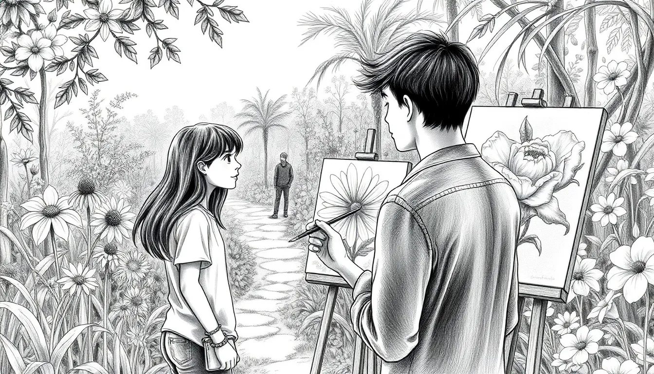 Les Merveilles de la Nature : Une Épopée Poétique 3 Illustration des Jardins Enchantés