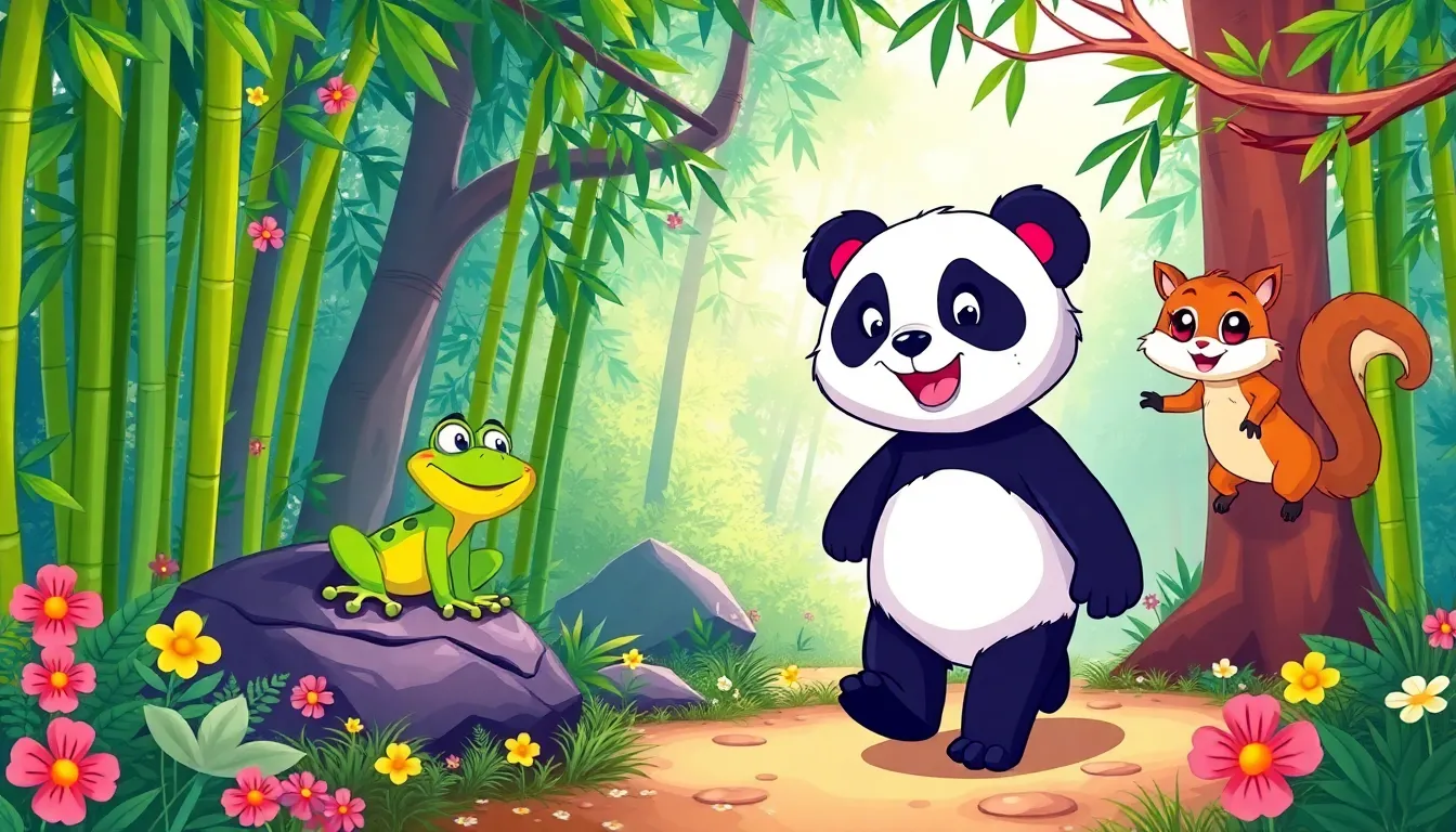 Les Joies de Patachon le Panda 3 Illustration de Les Amis Qui Sont Des Nouveaux