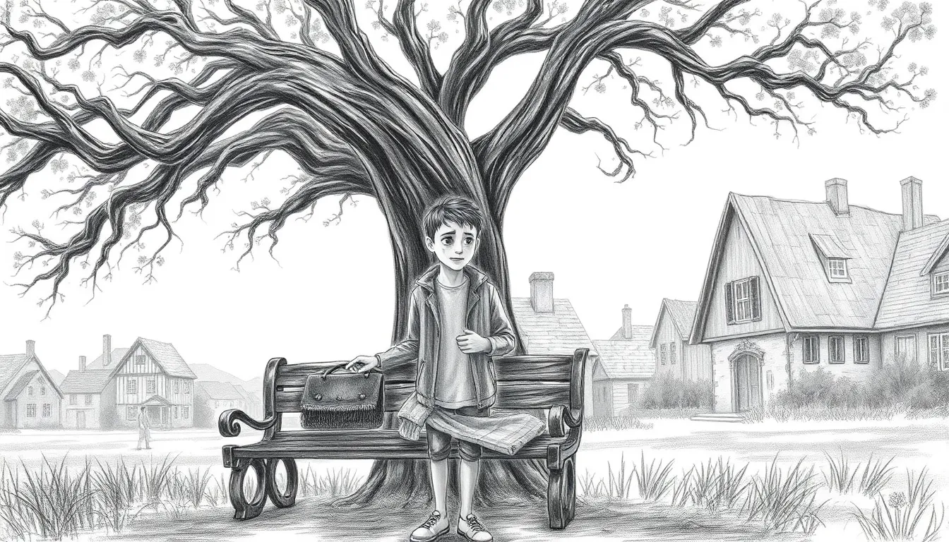 L'Écho des Souvenirs : Une Vie entre l'Ombre et la Lumière 1 Illustration de L'Ombre d'un Souffle