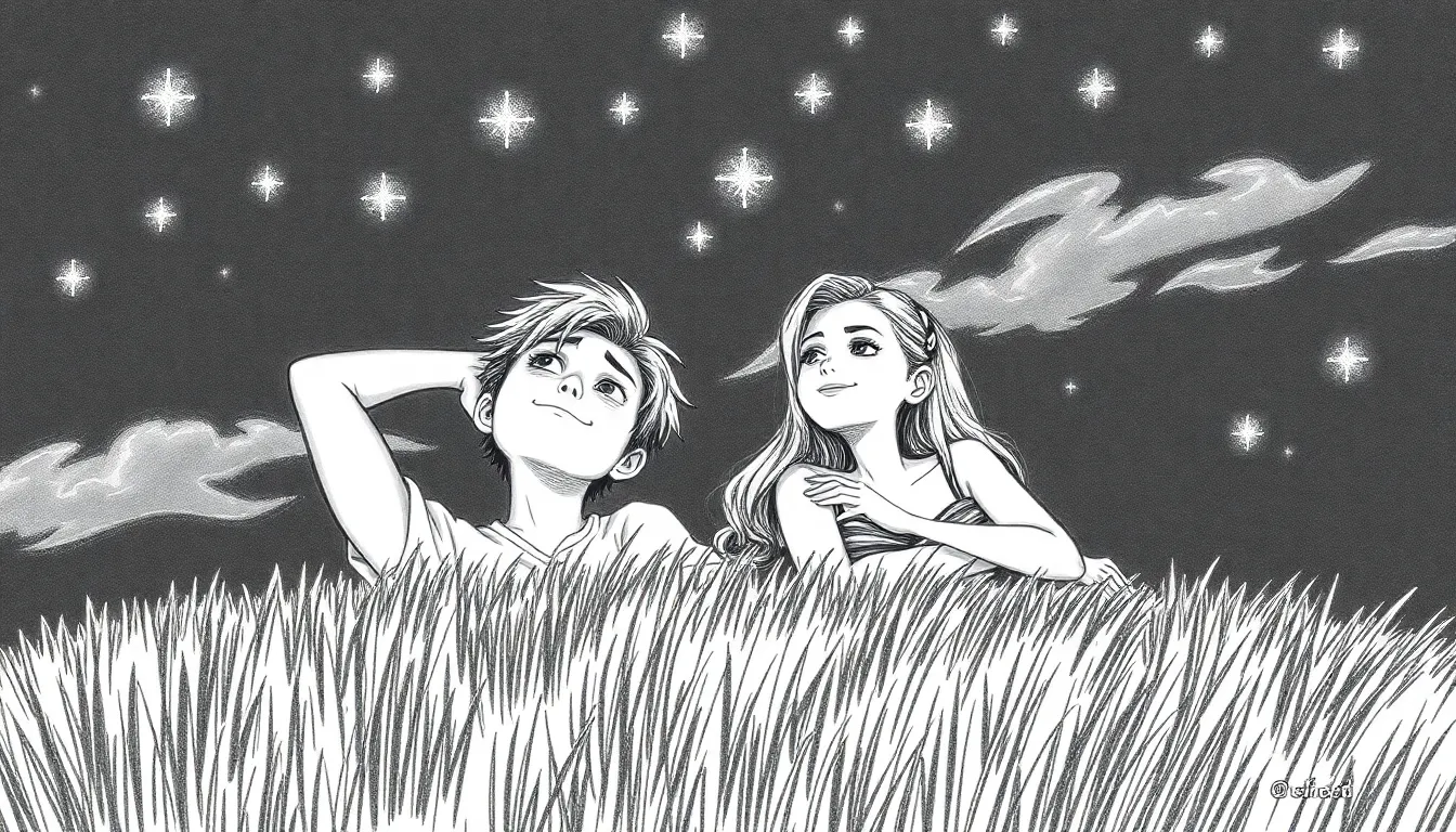 L'Écho des Souvenirs : Une Vie entre l'Ombre et la Lumière 5 Illustration des Étoiles Pâlissantes