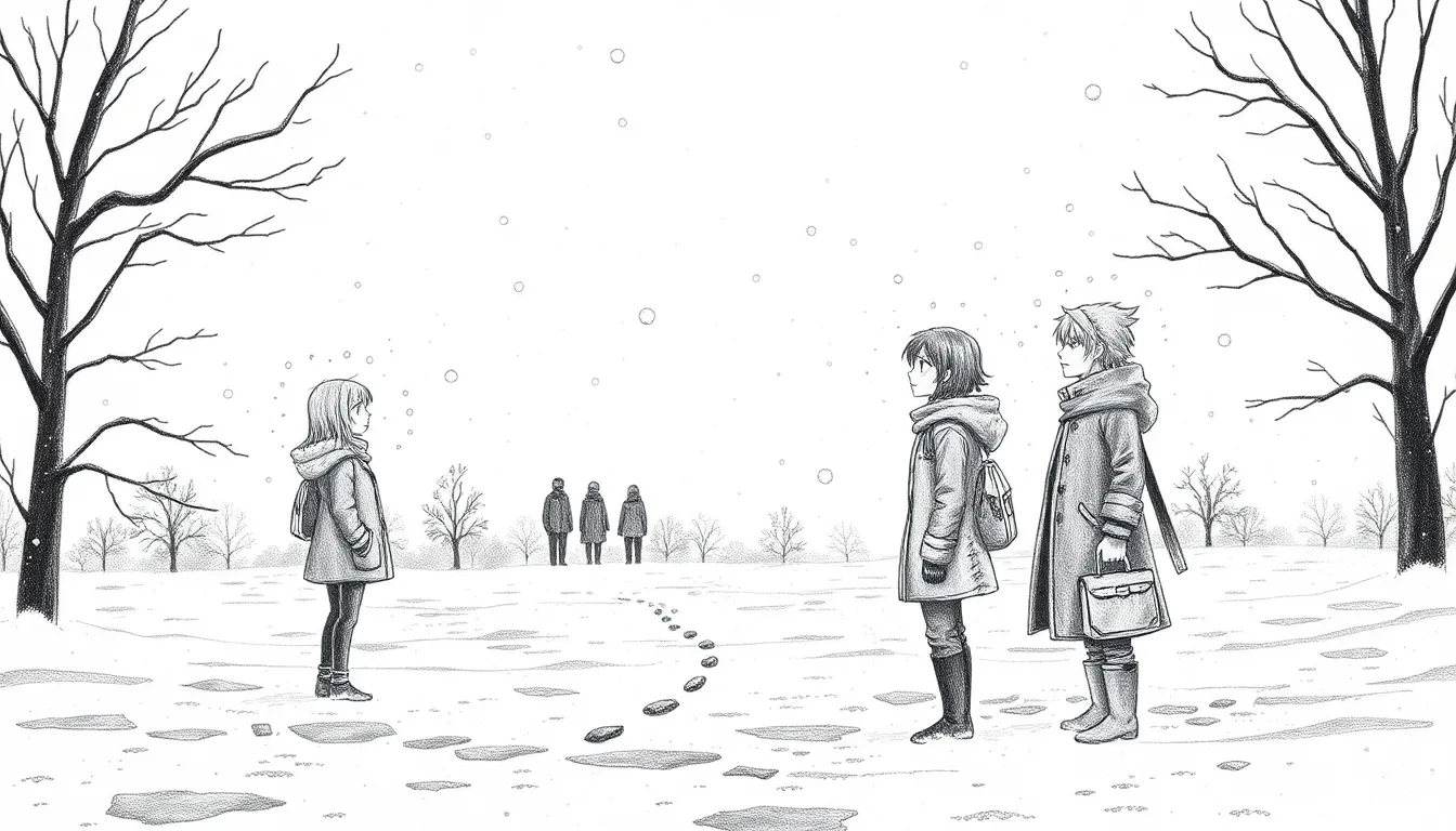 Souffles d'Espoir : Une Histoire de Nouvel An 3 Illustration de La Neige des Souvenirs