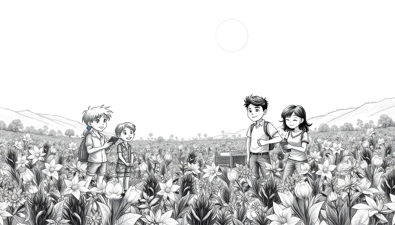 Souffles d'Espoir : Une Histoire de Nouvel An 8 Illustration de La Renaissance du Jardin