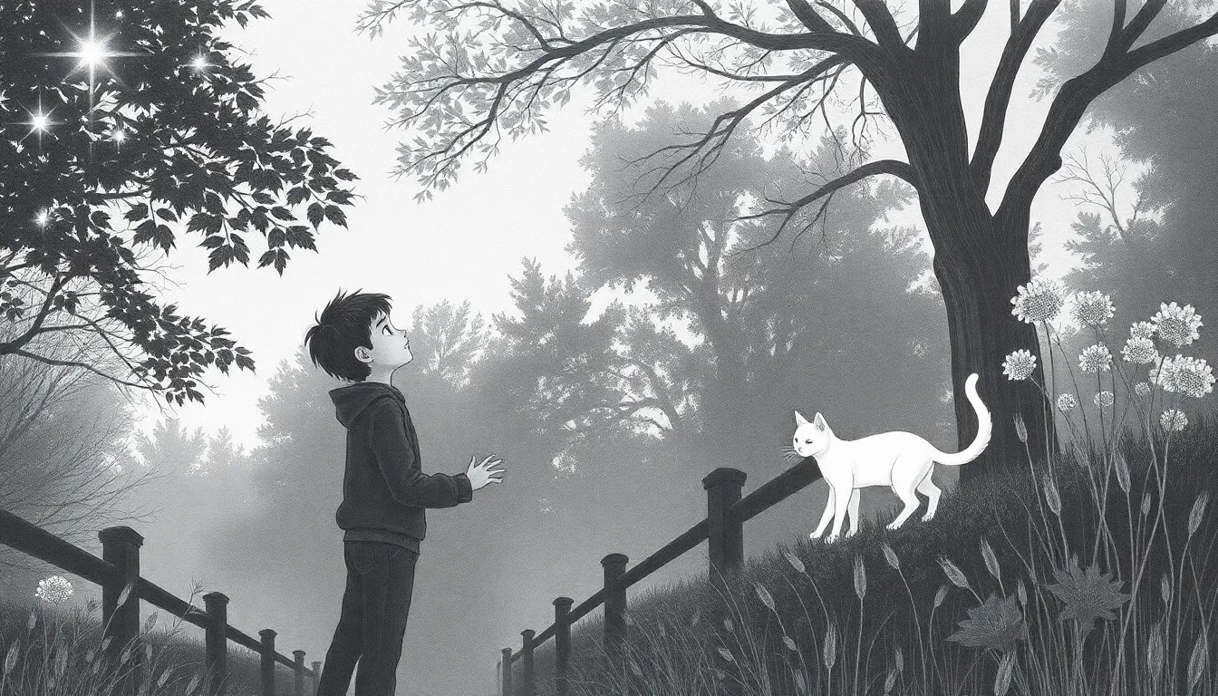 Voyage Magique avec un Chat Étoilé 1 Illustration de L'Invitation de la Nuit