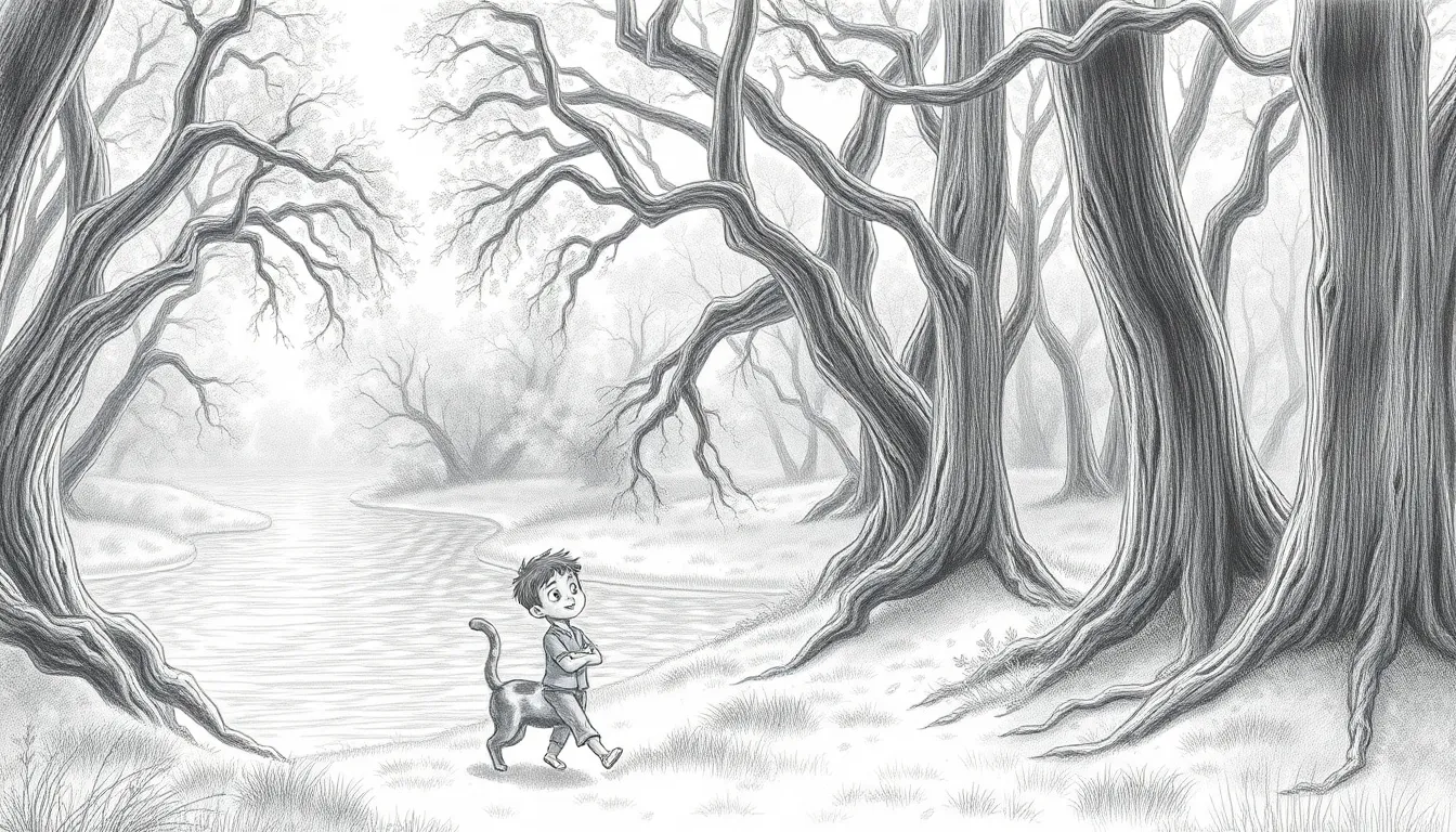 Voyage Magique avec un Chat Étoilé 5 Illustration de Les Murmures de la Nature