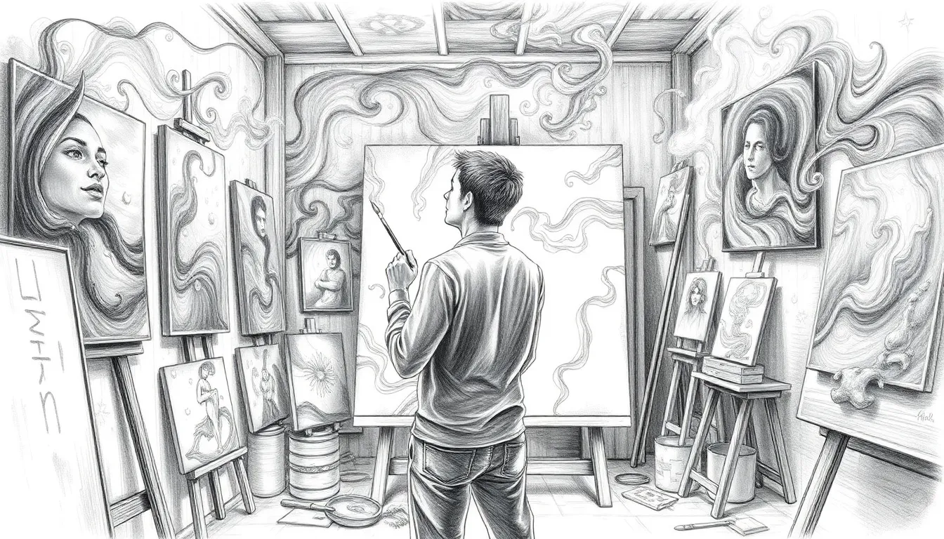 L'Éveil des Rêves : Voyage au Cœur de l'Imagination 5 Illustration de Les Toiles de la Vie