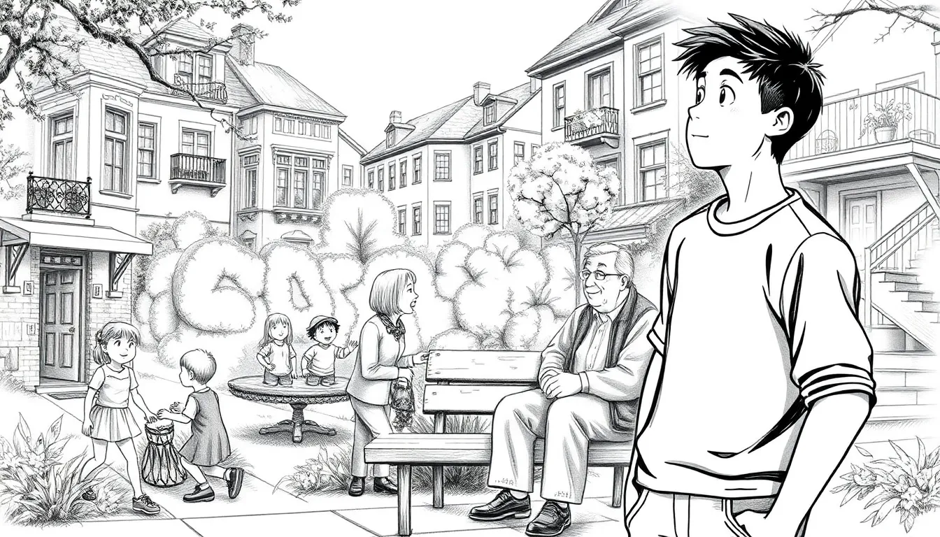 La Beauté du Quotidien : Un Poème en Couleurs 1 Illustration de Le Coin de la Ville