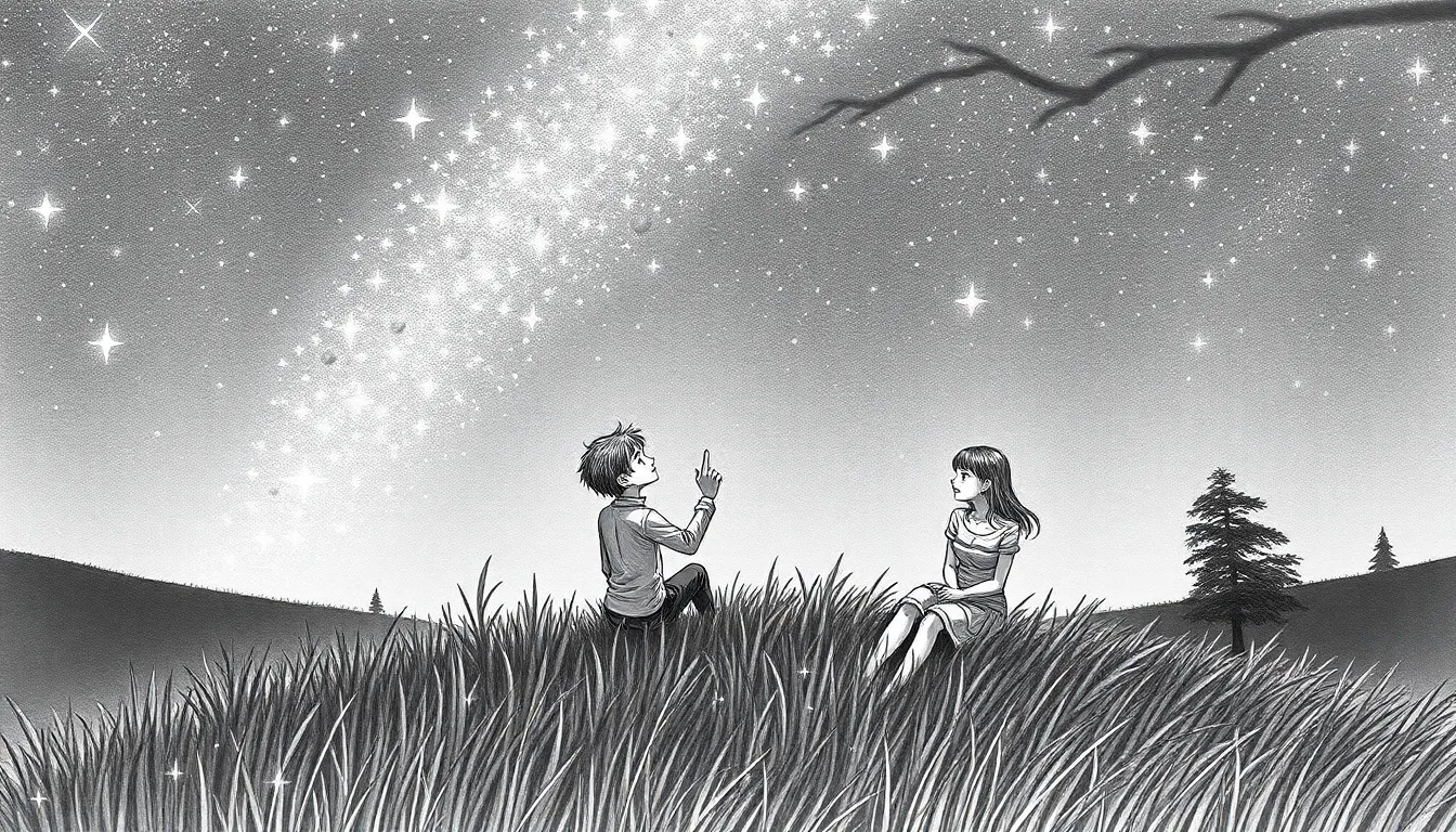 La Beauté du Quotidien : Un Poème en Couleurs 6 Illumination nocturne sous les étoiles