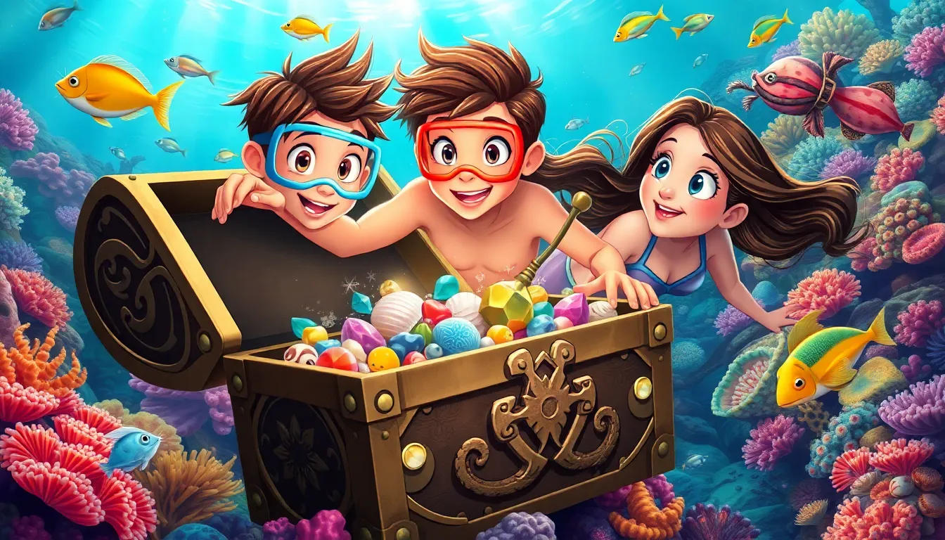 Tommy et le Trésor des Abysses 8 Illustration de Le Trésor Dévoilé