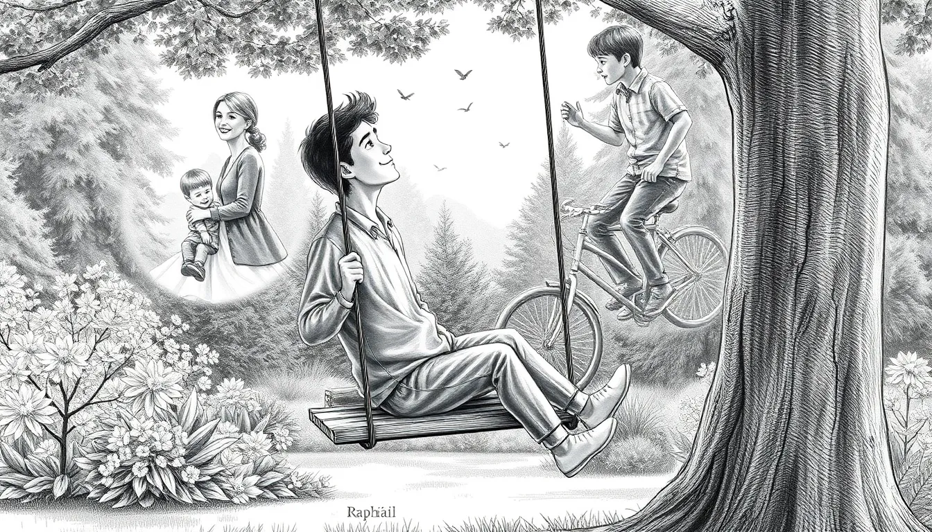 L'Amour à Distance : Une Lettre Poétique 2 Illustration des Échos de l'Enfance