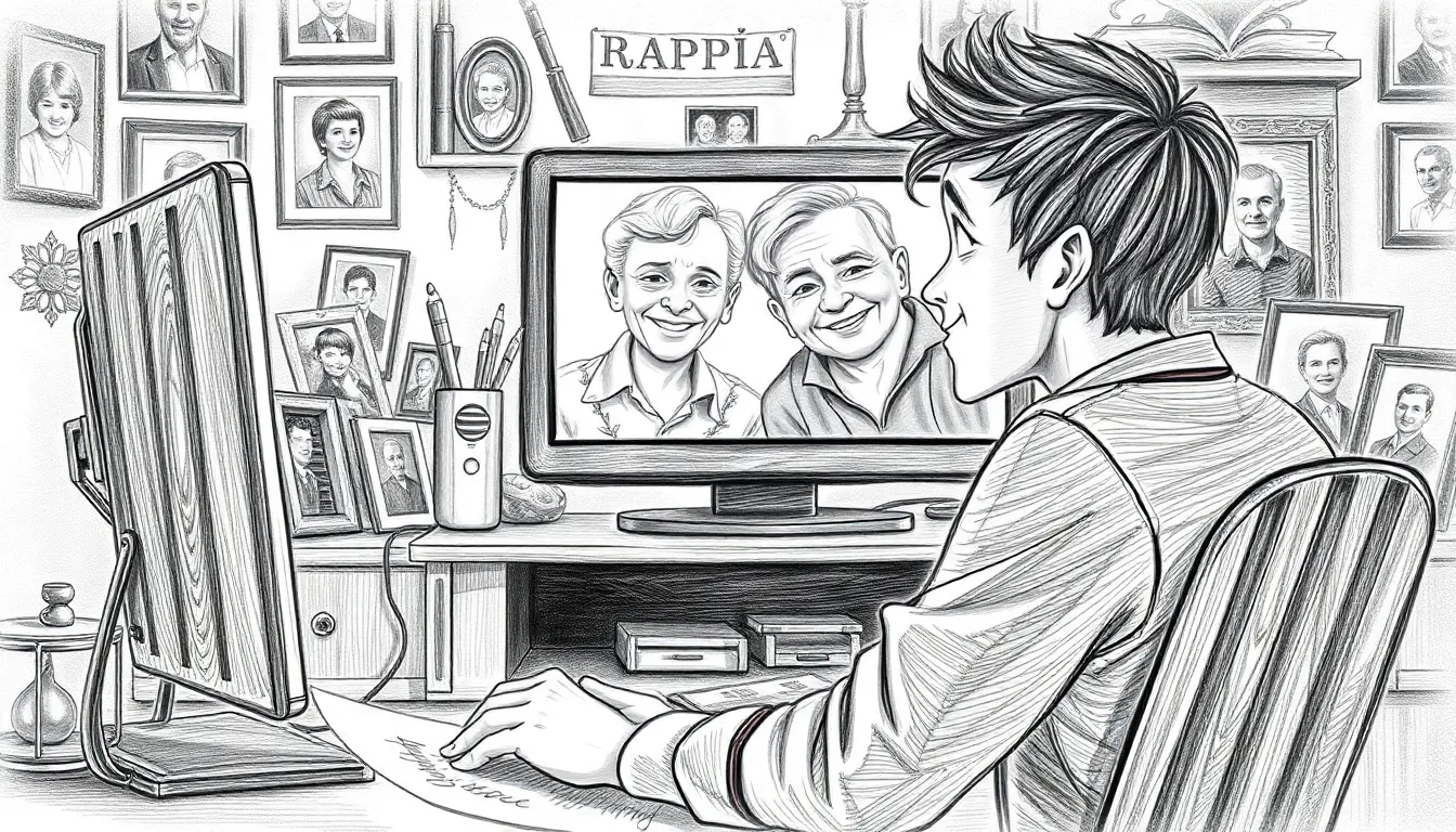 L'Amour à Distance : Une Lettre Poétique 9 Illustration de La Rencontre des Âmes