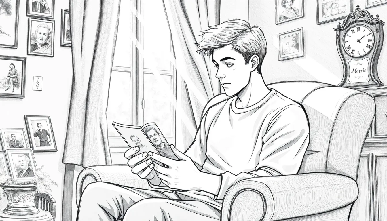 Les Souvenirs d'Amour : Un Poème Vivant 1 Illustration de Le Trésor du Temps